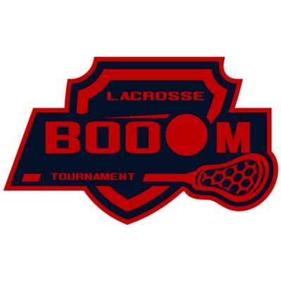 Boom Tournament Lacrosse Logo Template Miniatura