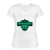 Playera Dama: Algodón Peinado Cuello V Miniatura