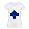 Playera Dama: Algodón Peinado Cuello V Miniatura