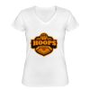 Playera Dama: Algodón Peinado Cuello V Miniatura