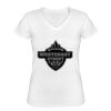 Playera Dama: Algodón Peinado Cuello V Miniatura