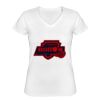 Playera Dama: Algodón Peinado Cuello V Miniatura