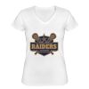 Playera Dama: Algodón Peinado Cuello V Miniatura