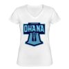 Playera Dama: Algodón Peinado Cuello V Miniatura