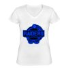 Playera Dama: Algodón Peinado Cuello V Miniatura