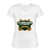 Playera Dama: Algodón Peinado Cuello V Miniatura