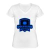 Playera Dama: Algodón Peinado Cuello V Miniatura