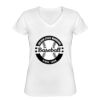 Playera Dama: Algodón Peinado Cuello V Miniatura