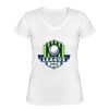 Playera Dama: Algodón Peinado Cuello V Miniatura