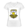 Playera Dama: Algodón Peinado Cuello V Miniatura