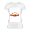 Playera Dama: Algodón Peinado Cuello V Miniatura