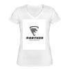 Playera Dama: Algodón Peinado Cuello V Miniatura