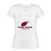 Playera Dama: Algodón Peinado Cuello V Miniatura