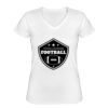 Playera Dama: Algodón Peinado Cuello V Miniatura