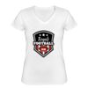 Playera Dama: Algodón Peinado Cuello V Miniatura