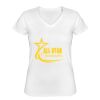 Playera Dama: Algodón Peinado Cuello V Miniatura