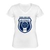 Playera Dama: Algodón Peinado Cuello V Miniatura