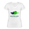 Playera Dama: Algodón Peinado Cuello V Miniatura