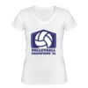 Playera Dama: Algodón Peinado Cuello V Miniatura