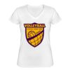 Playera Dama: Algodón Peinado Cuello V Miniatura