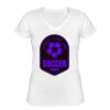 Playera Dama: Algodón Peinado Cuello V Miniatura