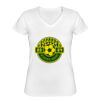 Playera Dama: Algodón Peinado Cuello V Miniatura