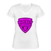 Playera Dama: Algodón Peinado Cuello V Miniatura