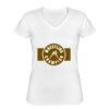 Playera Dama: Algodón Peinado Cuello V Miniatura