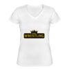 Playera Dama: Algodón Peinado Cuello V Miniatura