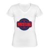 Playera Dama: Algodón Peinado Cuello V Miniatura