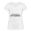 Playera Dama: Algodón Peinado Cuello V Miniatura