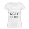 Playera Dama: Algodón Peinado Cuello V Miniatura
