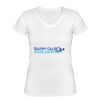 Playera Dama: Algodón Peinado Cuello V Miniatura