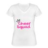 Playera Dama: Algodón Peinado Cuello V Miniatura