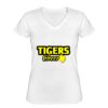 Playera Dama: Algodón Peinado Cuello V Miniatura