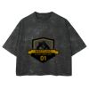 Playera Boxy Fit Mineral Wash 265 grs 🔥 NEW PRODUCT 🔥 Miniatura